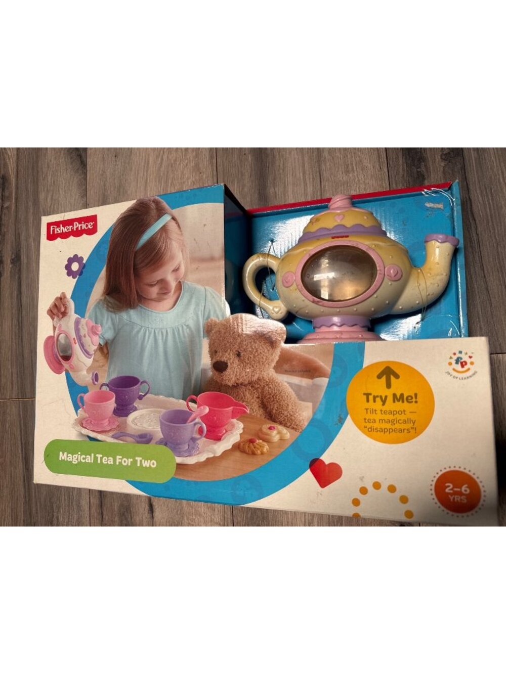 Fisher-Price 2012 Magical Tea For Two Set Interactive Teapot Accessories Ages 2-